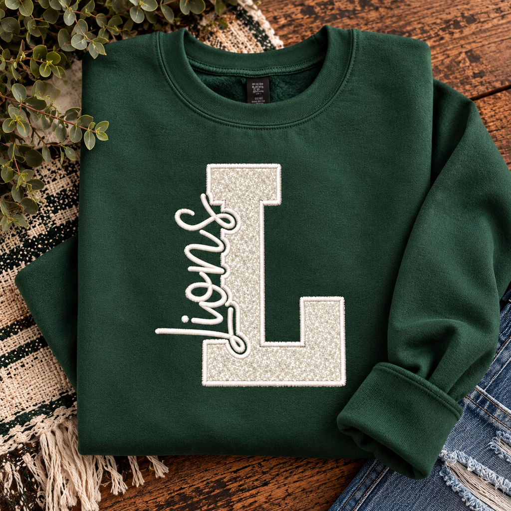 Mascot Knockout Appliqué Crewneck