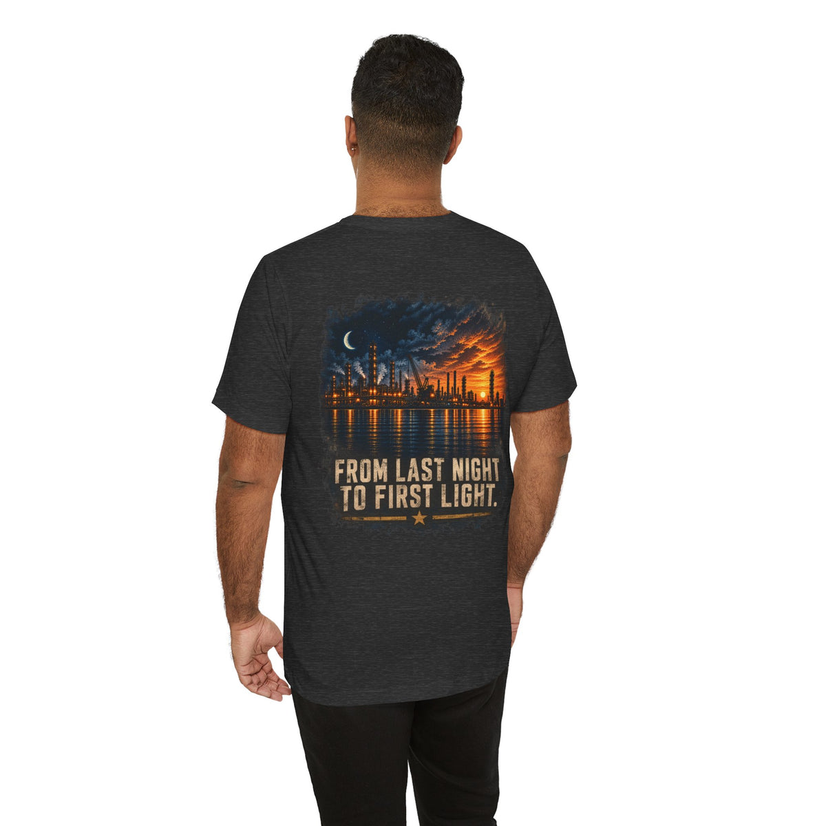 From Last Night to First Light Tee | BrandSmith BLUE