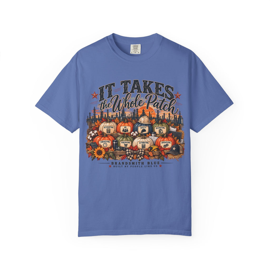 It Takes the Whole Patch Tee | BrandSmith BLUE