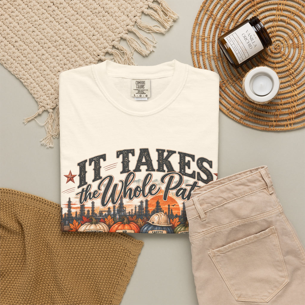It Takes the Whole Patch Tee | BrandSmith BLUE