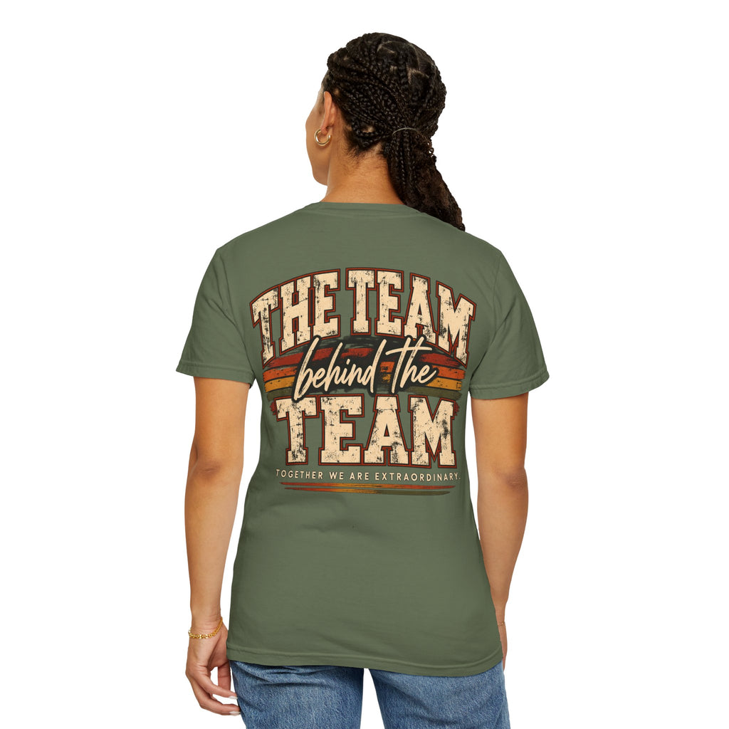 Team Behind the Team Tee | BrandSmith BLUE