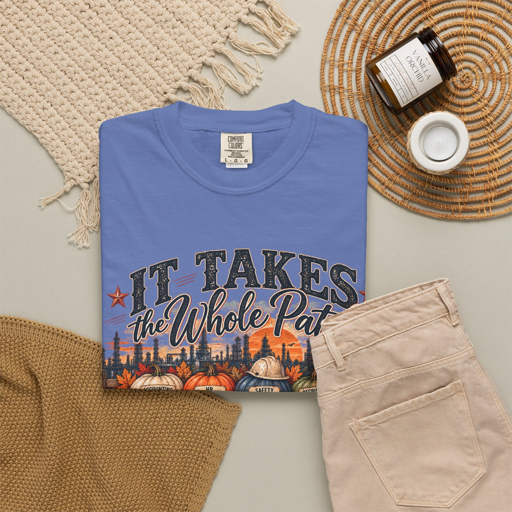 It Takes the Whole Patch Tee | BrandSmith BLUE