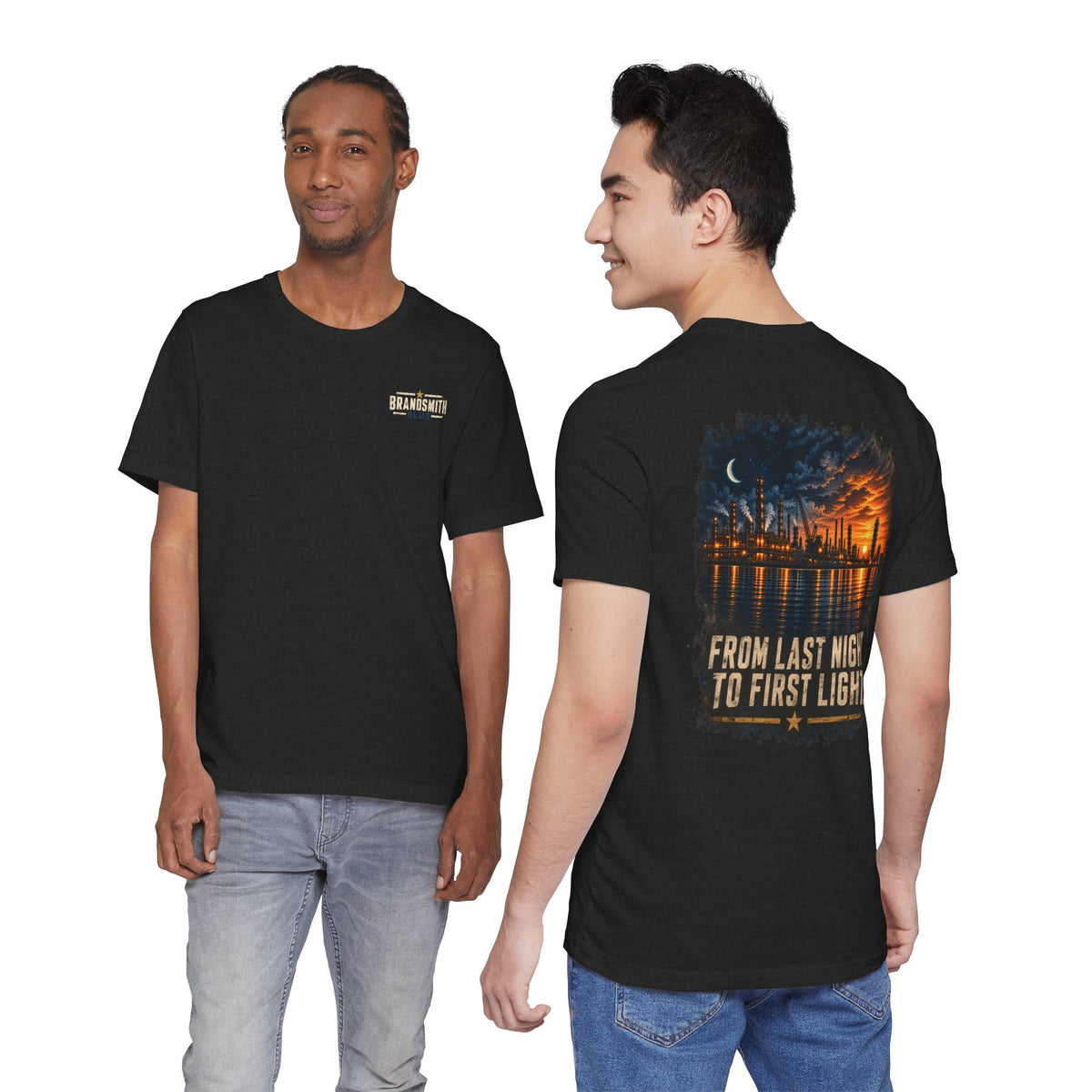 From Last Night to First Light Tee | BrandSmith BLUE