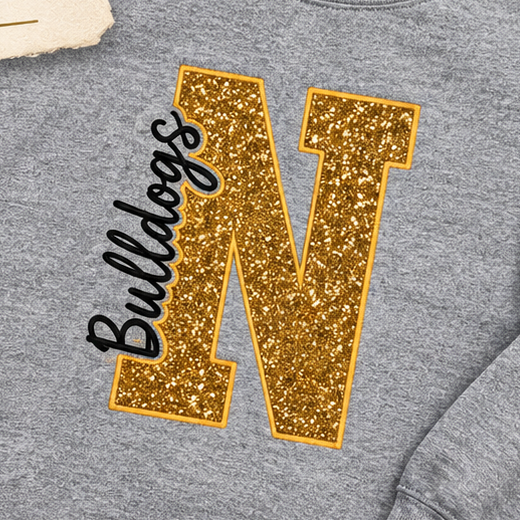 Mascot Knockout Appliqué Crewneck