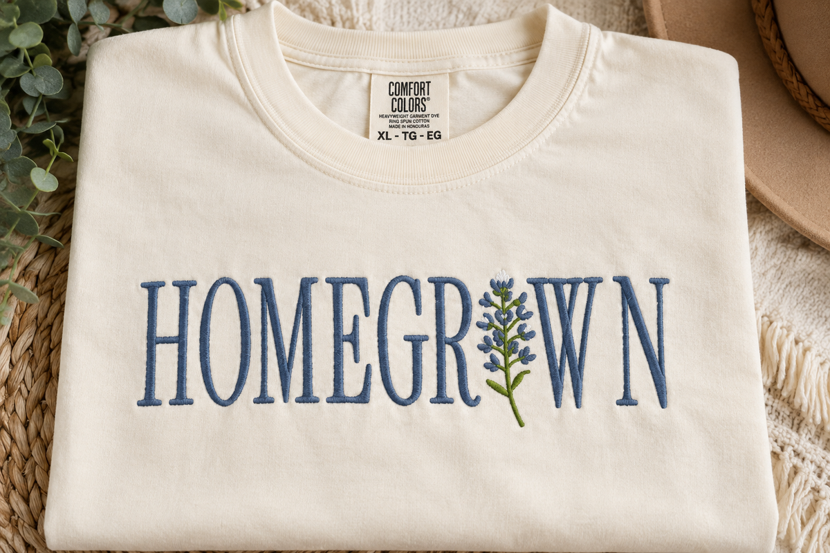 HOMEGROWN Embroidered Tee