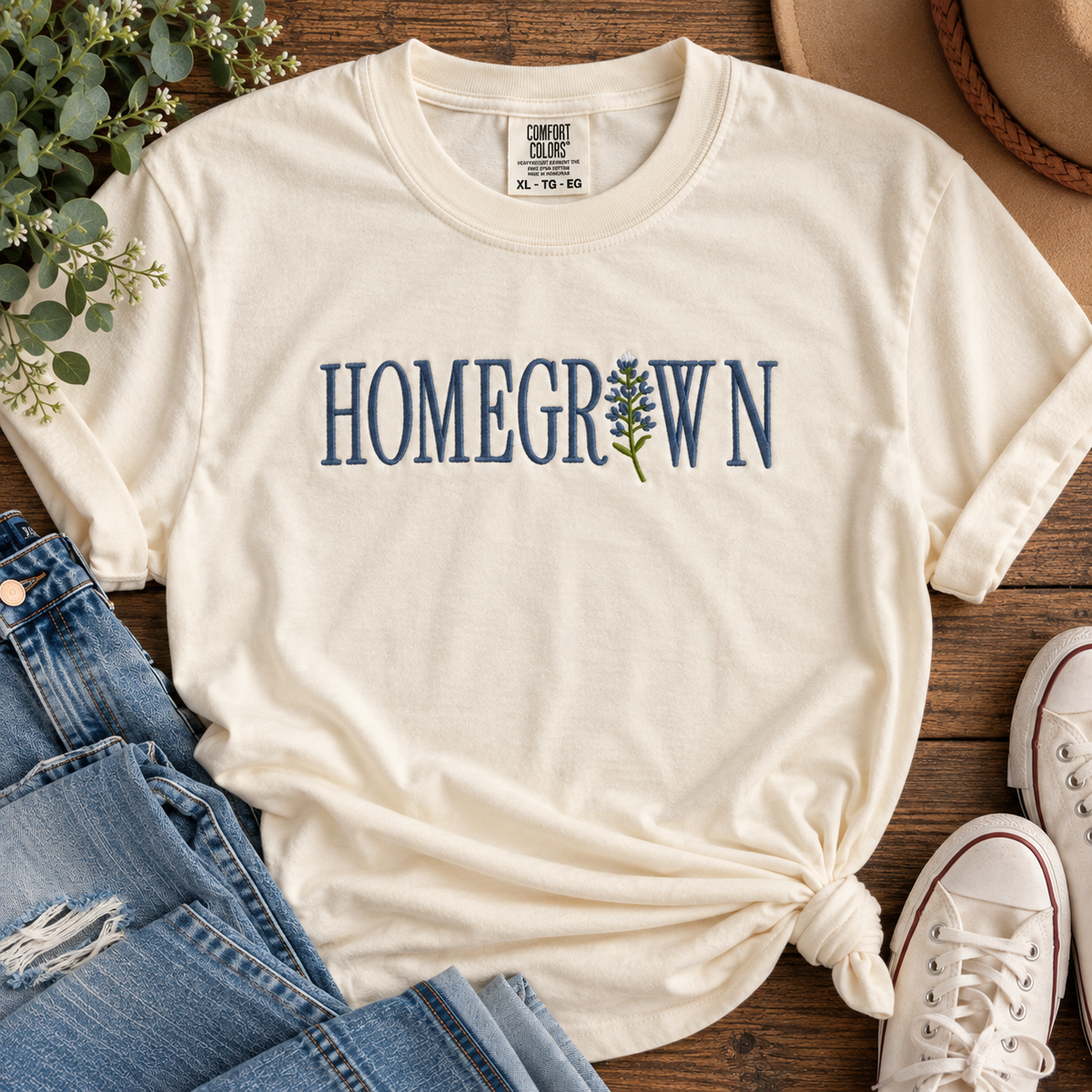 HOMEGROWN Embroidered Tee